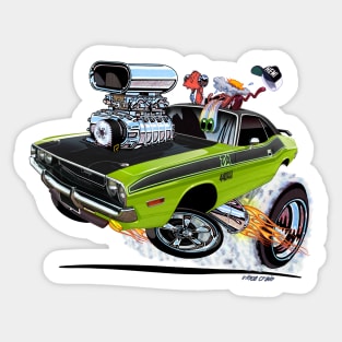 Vince Crain High Octane 1970 Challenger sublime Sticker